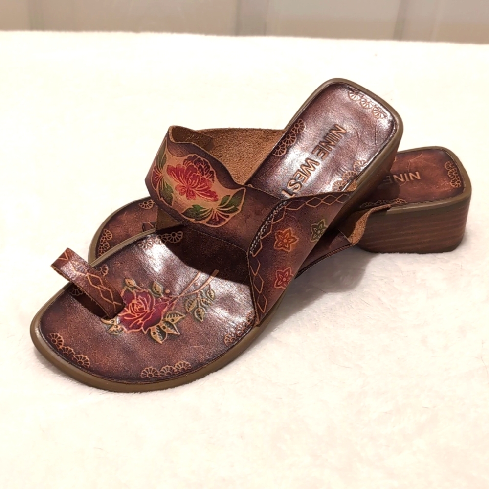 Nine West Leather Sandals